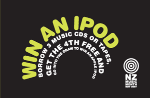 NZ Music Month card