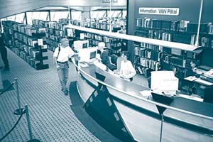 Skilled staff ensure the best use of comprehensive collections.
