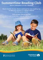 Summerime Reading Club poster