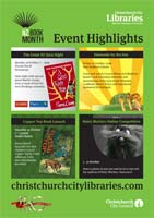 New Zealand Book Month Bus poster