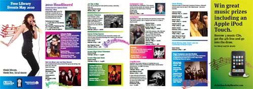 New Zealand Music Month 2010 brochure