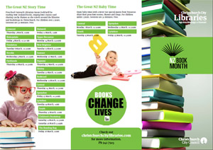 NZ Book Month brochure