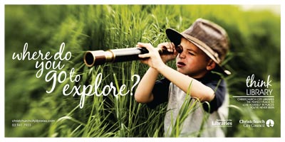 Where do you go to explore? bill board