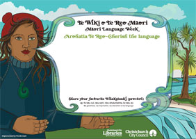 Maori Language Week poster