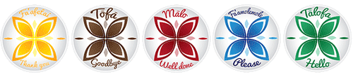 Samoan Language Week stickers