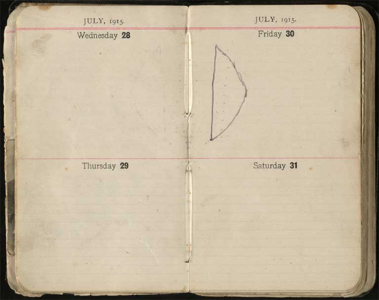 War diary, 1915-1916 / H. H. Stephens Image of War diary, 1915-1916 1915-1916