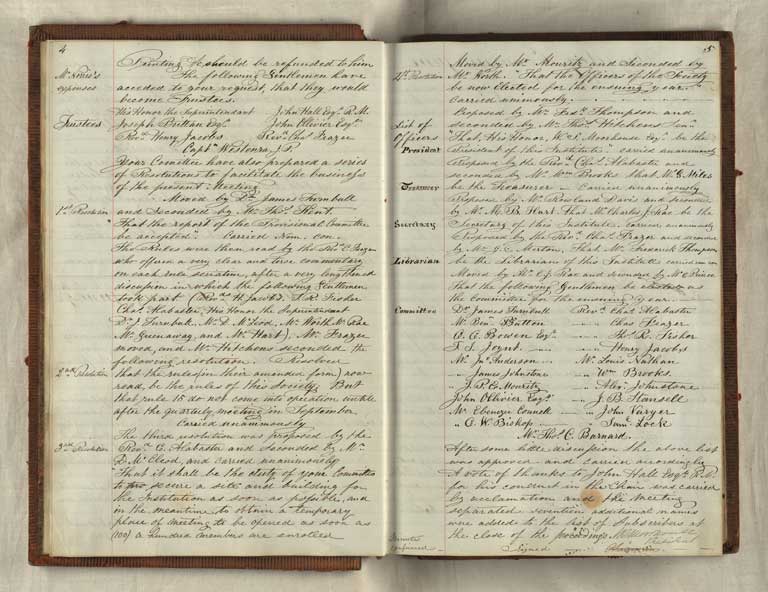 Minute book, 1859-1873 / Christchurch Mechanics' Institute 1859-1873