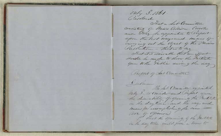 Laws and bye-laws of the Christchurch Mechanics' Institute, 28 September 1859 / Christchurch Mechanics' Institute 1859
