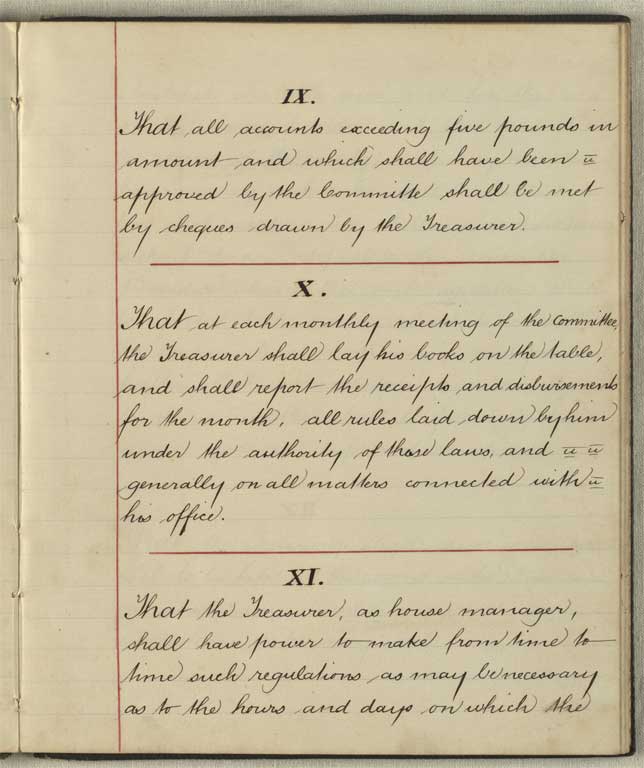 Laws of the Christchurch Literary Institute, January 1868 / Christchurch Mechanics' Institute 1868