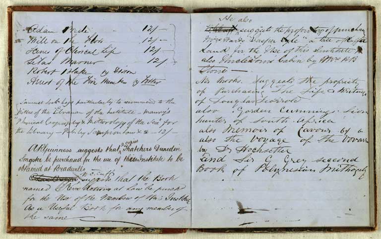Library suggestions, 1860-1873 / Christchurch Mechanics' Institute 1860-1873