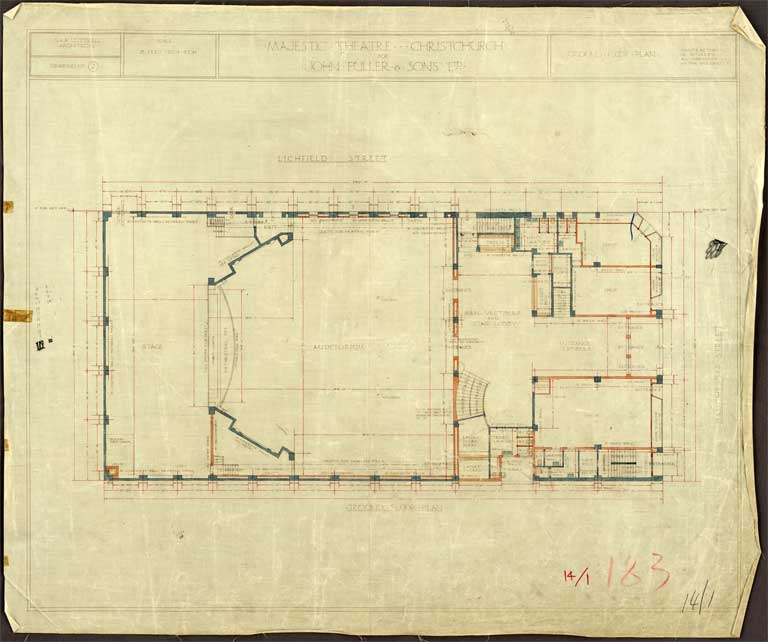 Majestic Theatre John Fuller & Sons Ltd. Ground Floor Plan Not specified Image 2 of 2 Majestic Theatre John Fuller & Sons Ltd. Ground Floor Plan Not specified Image 2 of 2