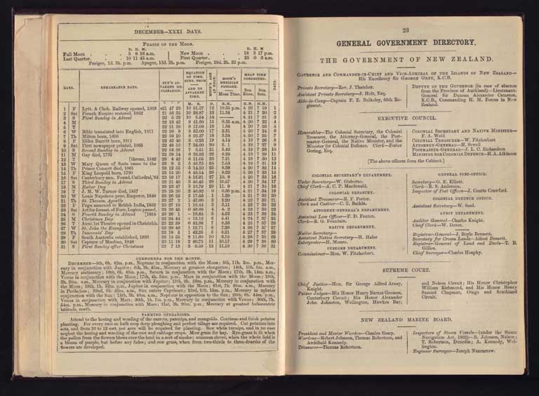Southern Provinces Almanac, 1865 / Image of Southern Provinces Almanac, 1865 1865