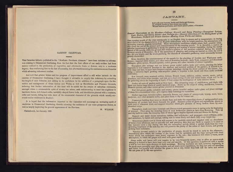 Southern Provinces Almanac, 1866 / Image of Southern Provinces Almanac, 1866 1866