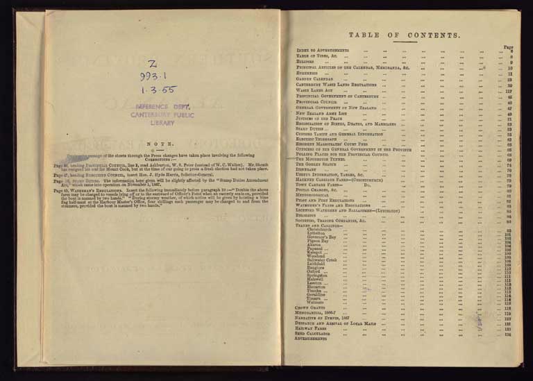 Southern Provinces Almanac, 1868 / Image of Southern Provinces Almanac, 1868 1868