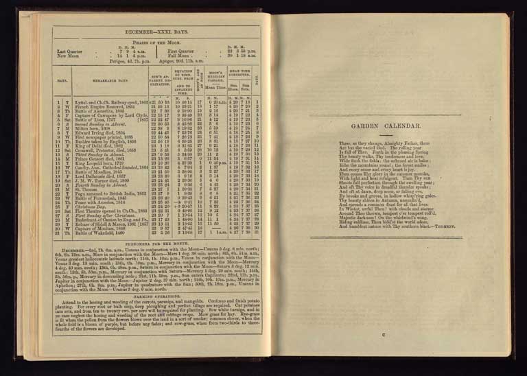 Southern Provinces Almanac, 1868 / Image of Southern Provinces Almanac, 1868 1868