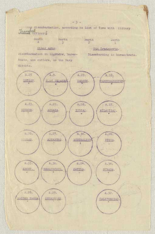 Gallipoli campaign : operation and transport orders, memoranda and other papers issued to the Canterbury Infantry Battalion at Lemnos, January-September 1915 Gallipoli campaign : operation and transport orders, memoranda and other papers issued to the Canterbury Infantry Battalion at Lemnos, January-September 1915