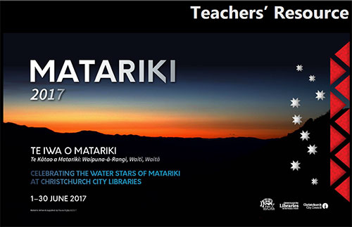 Matariki Teachers' Resource cover