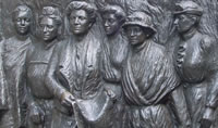 Kate Sheppard Memorial on the Banks of the Avon, Oxford Terrace, beside the Our City O Tautahi building