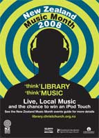 New Zealand Music Month posters