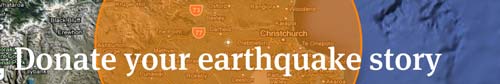 Donate your earthquake story