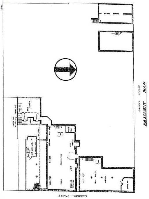 Basement plan. Report