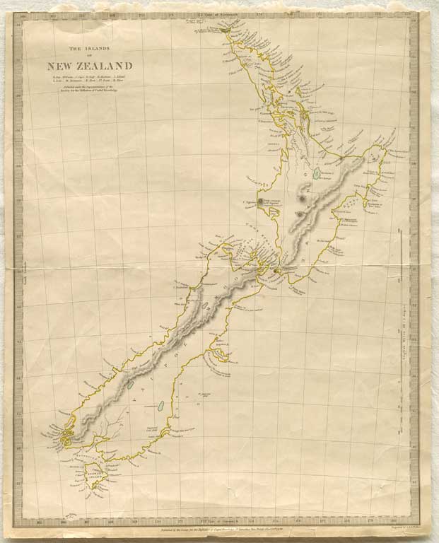The Islands of New Zealand. 1838 The Islands of New Zealand. 1838