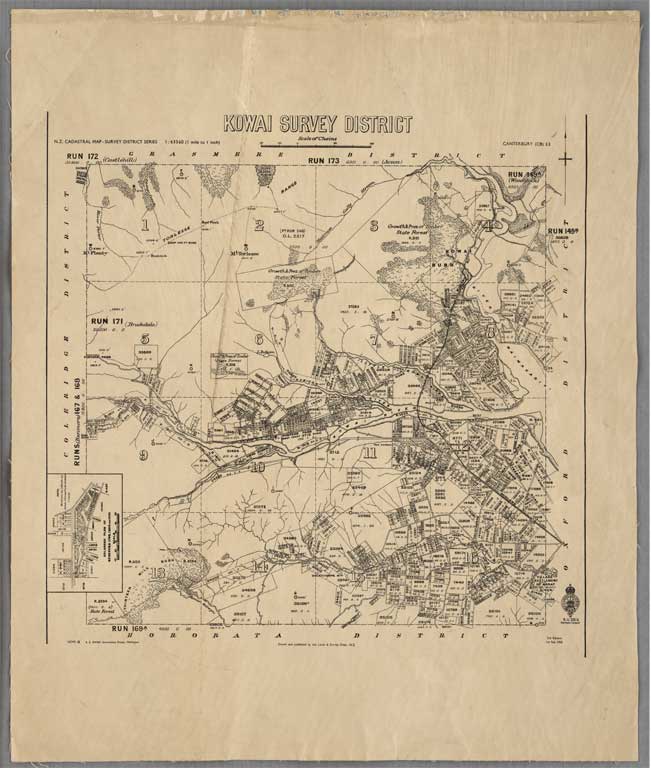 Kowai survey district 1950 Kowai survey district 1950