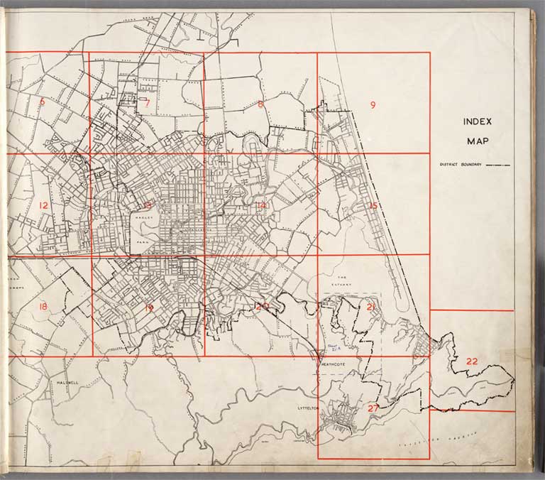 District planning scheme, section one (zoning) 1962 Sheet 1 of 17. District planning scheme, section one (zoning) 1962 Sheet 1 of 17.