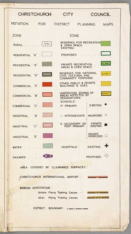 District planning scheme, section one (zoning) 1962 Sheet 17 of 17. District planning scheme, section one (zoning) 1962 Sheet 17 of 17.