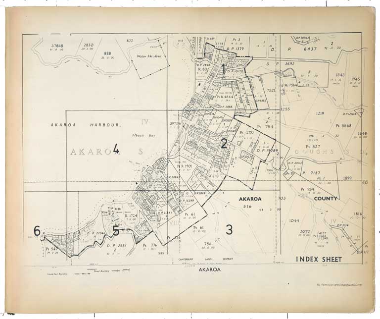 Akaroa County district planning maps : county town series. 1974 Image 1 of 7 Akaroa County district planning maps : county town series. 1974 Image 1 of 7