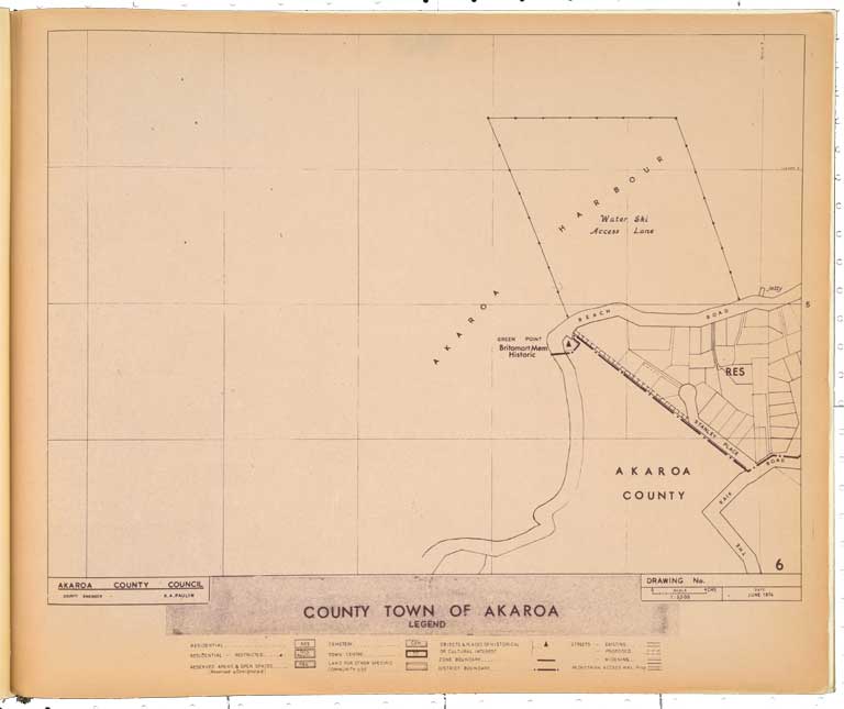 Akaroa County district planning maps : county town series. 1974 Image 7 of 7 Akaroa County district planning maps : county town series. 1974 Image 7 of 7