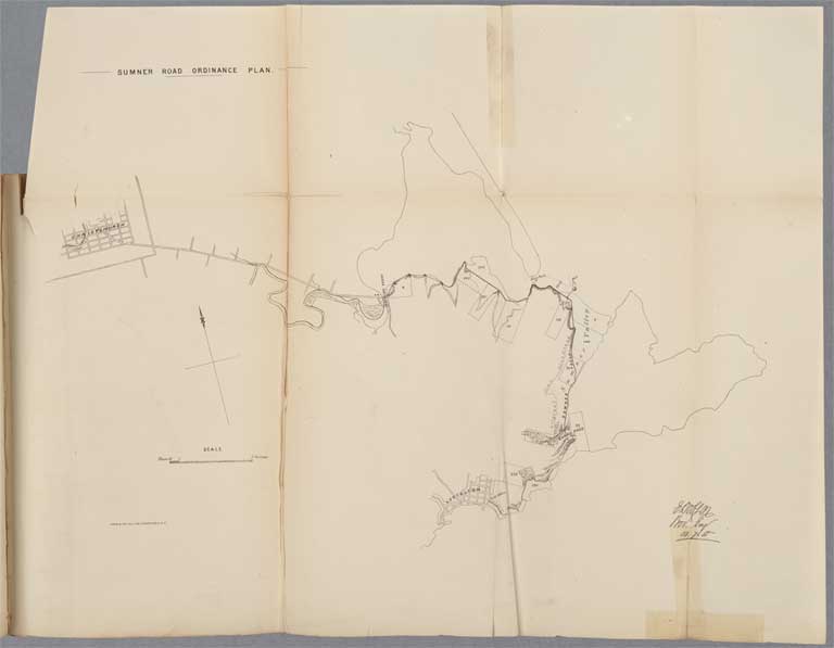 Sumner road ordinance plan 1853-64 Sumner road ordinance plan 1853-64