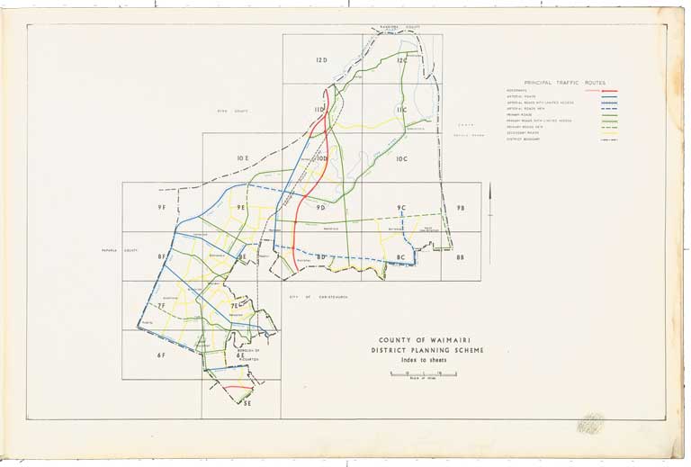 County of Waimairi - District Scheme. Planning maps. 1974 Image 2 of 23 County of Waimairi - District Scheme. Planning maps. 1974 Image 2 of 23