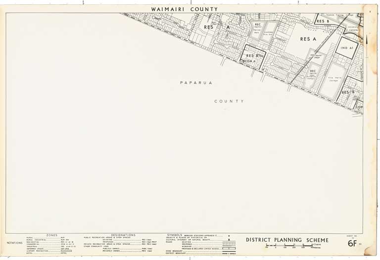 County of Waimairi - District Scheme. Planning maps. 1974 Image 5 of 23 County of Waimairi - District Scheme. Planning maps. 1974 Image 5 of 23