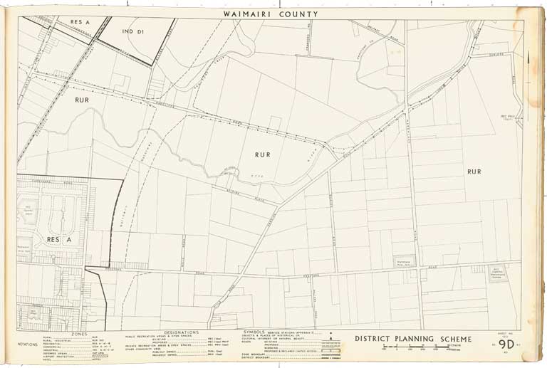 County of Waimairi - District Scheme. Planning maps. 1974 Image 14 of 23 County of Waimairi - District Scheme. Planning maps. 1974 Image 14 of 23