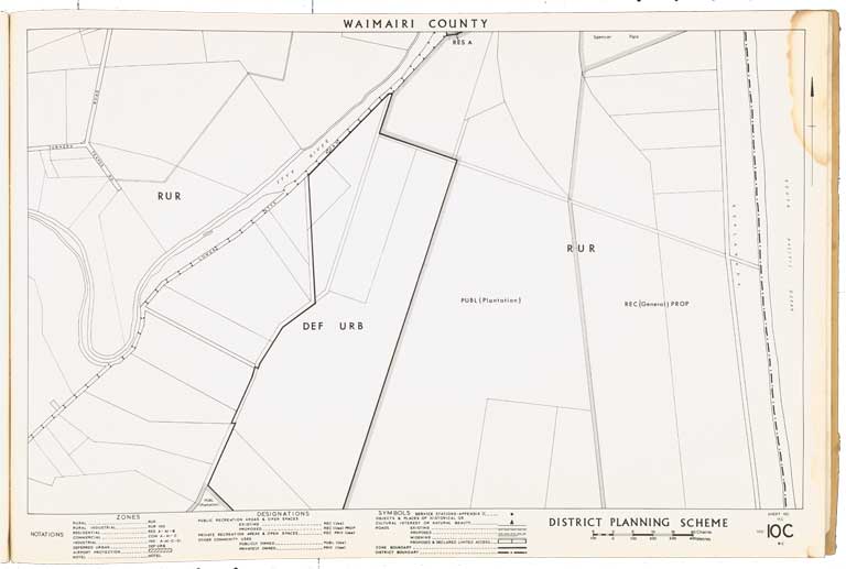 County of Waimairi - District Scheme. Planning maps. 1974 Image 17 of 23 County of Waimairi - District Scheme. Planning maps. 1974 Image 17 of 23