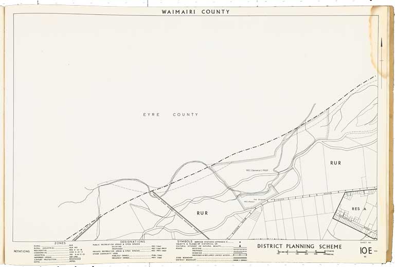 County of Waimairi - District Scheme. Planning maps. 1974 Image 19 of 23 County of Waimairi - District Scheme. Planning maps. 1974 Image 19 of 23