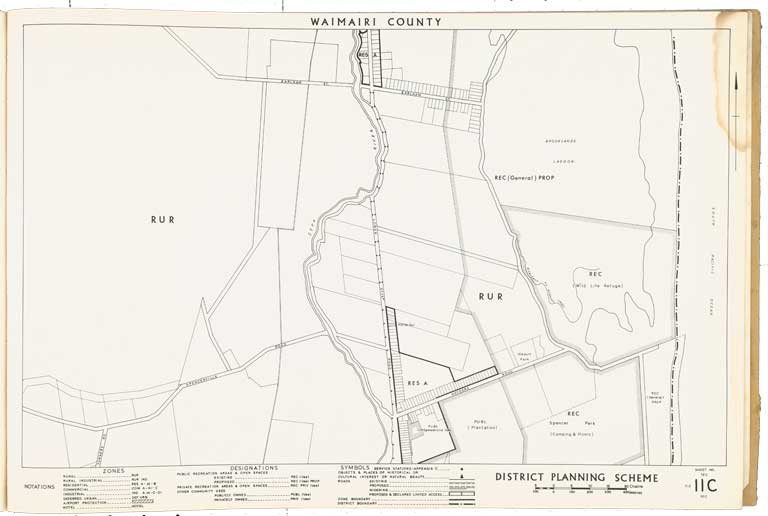 County of Waimairi - District Scheme. Planning maps. 1974 Image 20 of 23 County of Waimairi - District Scheme. Planning maps. 1974 Image 20 of 23