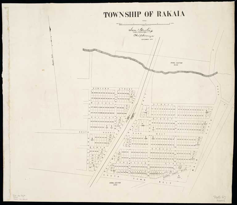 Township of Rakaia 1874 Township of Rakaia 1874