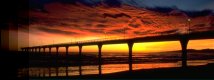 New Brighton Pier at sunset