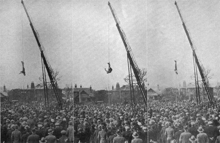 A sensational exhibition given in Latimer Square. A sensational exhibition given in Latimer Square.