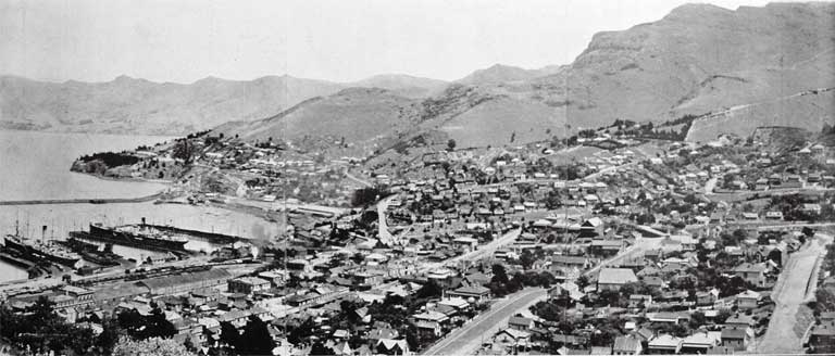 A view of Lyttelton. A view of Lyttelton.