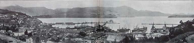Lyttelton, the port of Christchurch. Lyttelton, the port of Christchurch.