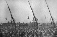 A sensational exhibition given in Latimer Square.