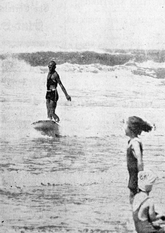 Riding the surf at New Brighton beach Riding the surf at New Brighton beach