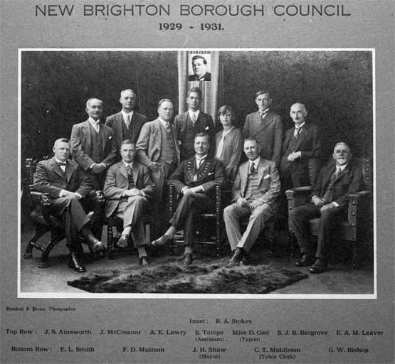 New Brighton Borough Council 1929-1931. New Brighton Borough Council 1929-1931.