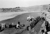 Work on shore protection at South Brighton beach.