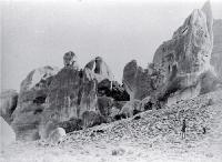 Rock formations at Castle Hill Station near Porters Pass on West Coast Road towards Arthurs Pass