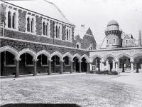 Canterbury College, looking towards Observatory and Physics building