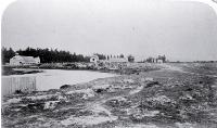 Avonside with Wards Malthouse and Brewery at the left, Christchurch